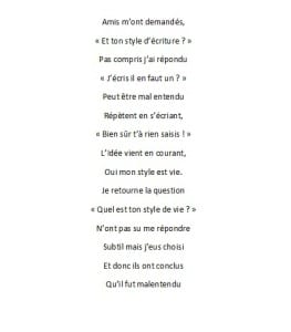 amis m'on demandé