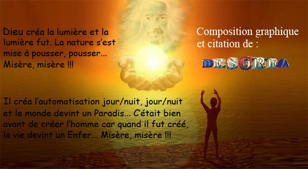 Dieu créa la lumière