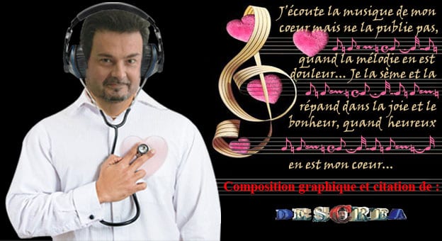 J'écoute la musique de mon coeur