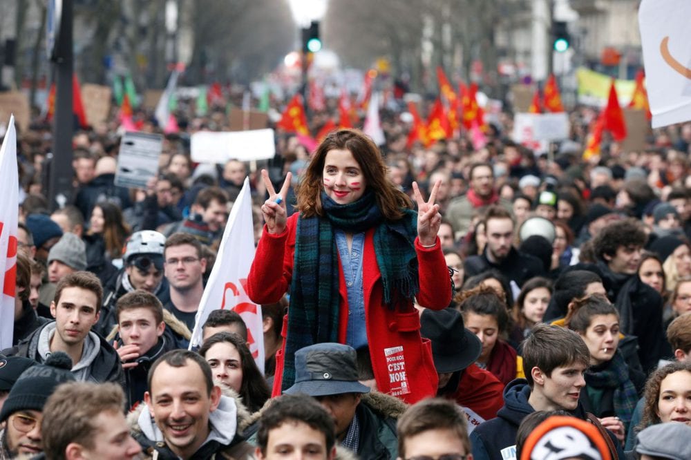 Jeunesse en manif