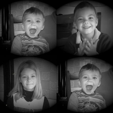 Photo montage 3 enfants