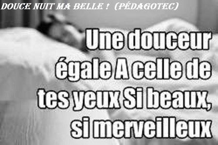 DOUCE NUIT, MA BELLE !