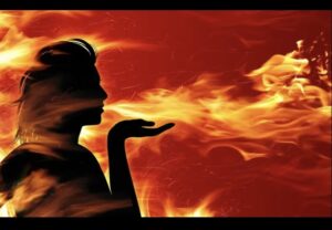 Sa flamme