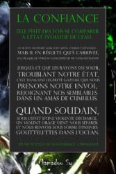 La confiance