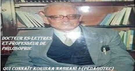 Koribaa Nabhani cet immense homme de culture -Brahim Boumedien-